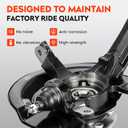 Aeagle Front Left Steering Knuckle & Wheel Bearing Hub Assembly for Honda Accord 2003-2007 2.4L L4 (Automatic Transmission 26 Spline Only, Not for Accord 3L), 698-401 698401, Driver Side