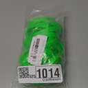 MECCANIXITY 50Pcs Silicone Rubber Bands Non-slip 4 Inch Flat Elastic Rubber Wrapping Bands for Books, Traps, Art, Wrapping Paper, Cord Wraps, Green