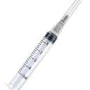 100 Pack Disposable 5ml/cc Lab Syringes with 22Ga 1.25 Inch Needle Luer Lock, Individually Sealed Packed