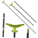 8.63' Shallow Water Anchor Pole, Fiberglass Sand Anchor with T-Handle 