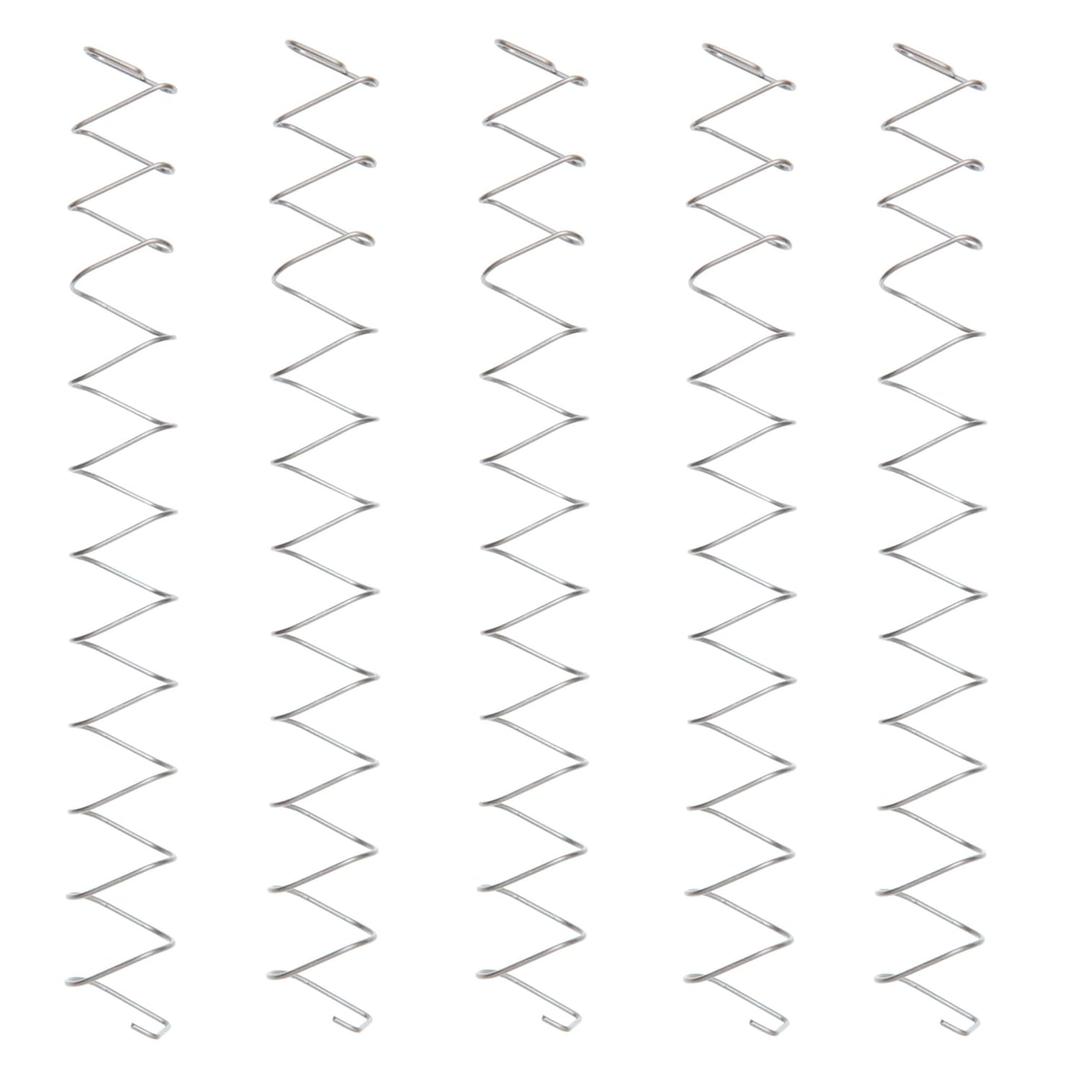 Chrome Plated High-Performance Magazine Springs +13% Power (Large) Compatible with Glock 17, 17L, 18, 22, 31, 34, 35, 37, 5-Pack