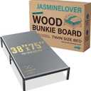 Bunkie Board Twin Size 38"x75" Bed Boards for Under Mattress - Heavy Duty Reinforced Wood Support Board with Anti-Sag Design, Fits Metal Frames/Platform Beds/Sleeper Sofas