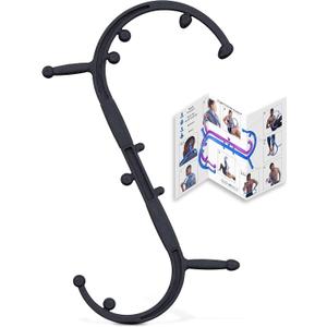 Body Back Buddy Elite Back Massager & Neck Massager for Pain Relief, Black