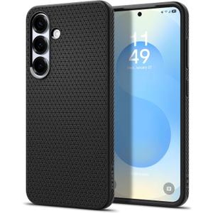 Spigen Liquid Air Designed for Galaxy S25 Case (2025) [No Magnet Ring], [Military-Grade Protection] - Matte Black