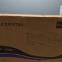 Foldable Bathtub Portable Soaking Bath Tub for adult,Ideal for Hot Bath Ice Bath with Reached Out Hands 53 inch