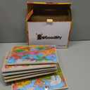 7 Pack Wooden Puzzles for Toddlers 2-5 Years Old - 7 Colorful Chunky Wood Peg Puzzles for Kids Ages 2-5, Alphabet Shape Numbers Fruits Sea Animals Dinosaur Zoo - Educational Toddler Learning Toys