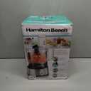 Hamilton Beach Food Processor & Vegetable Chopper for Slicing, Shredding, Mincing, and Puree, 10 Cups + Easy Clean Bowl Scraper, Black and Stainless Steel (70730)