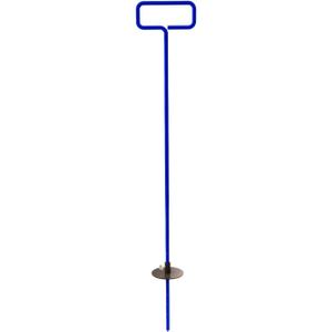 Bon Asphalt Depth Gauge  30 in. Adjustable Steel Gauge for Measuring Fresh Asphalt Depth with 7 Quick-Set Levels for Precision Paving Applications