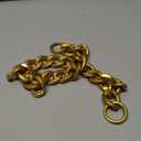 Errienpin 15.7 Inch Chunky Purse Chain Handles | Double Chain with Oversized O Ring | Short Strap Replacement for Handbags & Shoulder BagsBrass