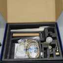 SHAMANDA Brass Rainfall Shower System, Luxuly Bathroom Shower Faucet Combo Set Brushed Gold(Including Rough-In Valve Body and Trim), L70001-3