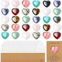 30 Pcs Heart Stones For Loved Ones 