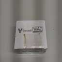 24 Christmas Acrylic Picture Frames Ornaments 2025 Photo Frame 2 x 3 Inches with Satin Ribbon Double Sided Picture Ornaments for Christmas Tree (Remove The Surface Film Before Use) (Gold)