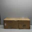 Sublime Rectangular Two-Piece Ceramic Pedestal Bathroom Sink in Glossy White with Overflow, Single Faucet Hole, Standard 1.75 in Drain