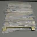 Asidrama 10 Pack 7.5 Inch(192mm) Brushed Brass Kitchen Cabinet Handles, Cabinet Pulls Kitchen Cabinet Hardware for Cupboard Drawer Pulls