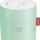 Green Portable Mini Humidifier, 500ml Small Cool Mist USB Desktop Humidifier for Baby Bedroom, Travel, Office, Home - Auto Shut-Off, 2 Mist Modes, Super Quiet