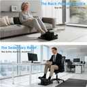 Under Desk Elliptical Machine with Remote, Ellipse Leg Exerciser as Seen on TV, Seated Pedal Exerciser for Seniors, 15 Speeds, Forward & Reverse Direction, Manual & Auto Mode for Home Office