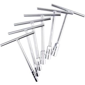 Tusk Compact ATV/MX T-Handle Wrench Set Metric 6, 8, 10, 12, 13, 14mm CR-V Steel Professional