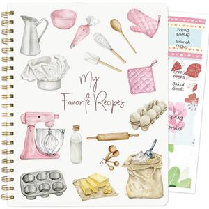 ceiba tree Blank Recipe Book to Write in Your Own Recipes Notebook Cookbook Journal 8.5" x 11" with Stickers Gift Ideas for Women Wife Mom 120 Pages
