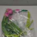 6PCS 23" Fake Tulip Flowers Artificial Fuchsia Tulips Long Stem Faux Flower, Silk Flower Dcor for Floral Arrangement Home Farmhouse Wedding Decoration