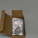 JERBOR 01232023 Firewall Pass Through for Holley Terminator X Max Firewall, Wiring Harness Bracket Bulkhead, Eliminates Gromet in fire Wall (Silver)