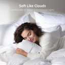 Goose Feather Down Comforter California King Size,100% Organic Cotton Duvet Insert,All-Season Luxury Duvet Insert with Baffle Box Design, 750+Fill Power Hotel Collection Bedding Comforter (White)