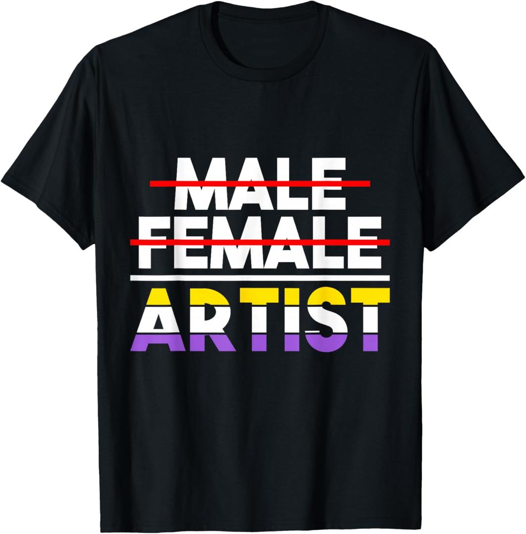 Non Gender Artist Non Binary T-Shirt L