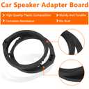 Speaker Mounting Adapter Plates and Wiring Harness, Compatible with Acura Civic Accord CRV 6.5"/6.75" Speaker Mounting Adapter Upgrade Solid Type 2 Pairs