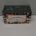 KNONEW 33FT 400 LED Christmas Lights Outdoor Black Wire String Lights with 75 Drops, 8 Lighting Modes, Timer Memory Function Connectable Hanging Curtain Lights for Halloween Party Decor (Multicolor)