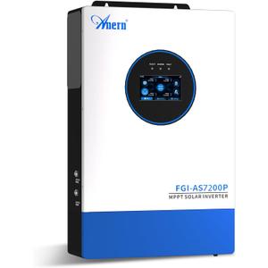 7200W Hybrid Solar Inverter 48V to 120V/240V Split Phase All in One