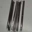 KAMANINA Curtain Rods for Windows 48 to 84 Inch, Antique Bronze Heavy Duty Curtain Rod Adjustable, 7/8 Inch Single Decorative Drapery Rod 32 to 86 Inch(2.6-7.1Ft), Netted Texture End