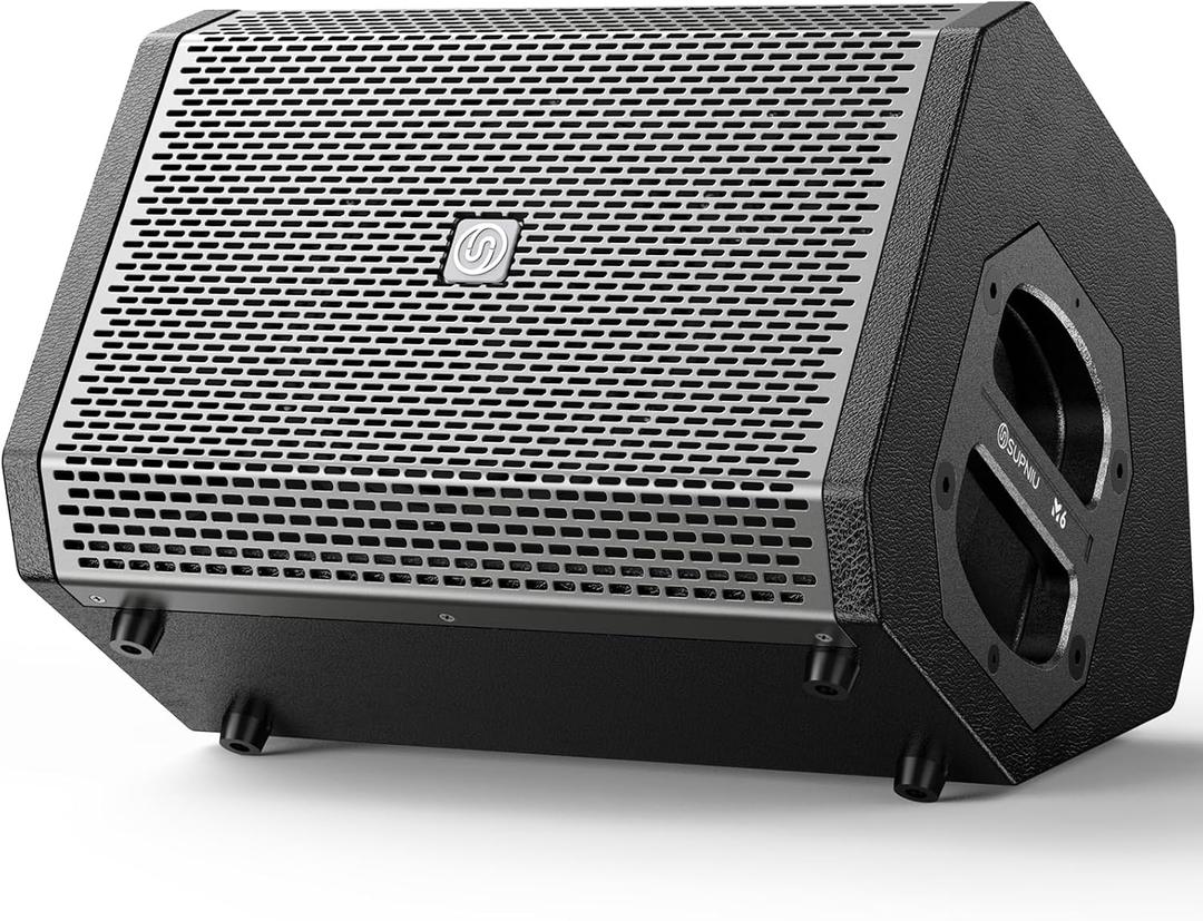 200W High-Power Karaoke Machine with 5-Channel Mixer, Premium Voice Amplifier/PA System, Portable Bluetooth Speakers with 2 Wireless Mics for Busking, Party, Outdoor, Classroom, Singing, Guitar Amp