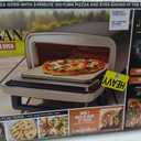 Ninja Artisan Electric Outdoor Pizza Oven with Stone | 12-inch Pizza in 3-minutes | 700F Max Temp | 5-in-1 Functionality Pizza, Bake, Broil, Proof & Warm | Makes Full Meals | Gray | MO201, Large