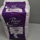 Poise Overnight Incontinence & Postpartum Pads for Bladder Leaks, 8 Drop Extra Coverage, 72 Count (2 Packs of 36), Packaging May Vary