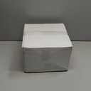 SUT 72-Pack 10.25 Inch White Heavy Duty Plastic Dinner Plates, Disposable Plates, Scallop Plates for Parties, Events, and Occasions