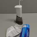 Ontel Miracle Smile Water Flosser for Teeth&Gum Health, Unique H-Shaped Flossing Head&4 Water Jets, Cordless Water Flosser Features 360 Cleaning&3 Pressure Modes, USB Rechargeable Dental Floss, White