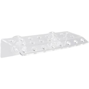 TEHAUX 23-Hole Coral Frag Rack Strong Suction Base Acrylic Coral Support Holder for Aquarium Adjustable Design for Fragging and Displaying