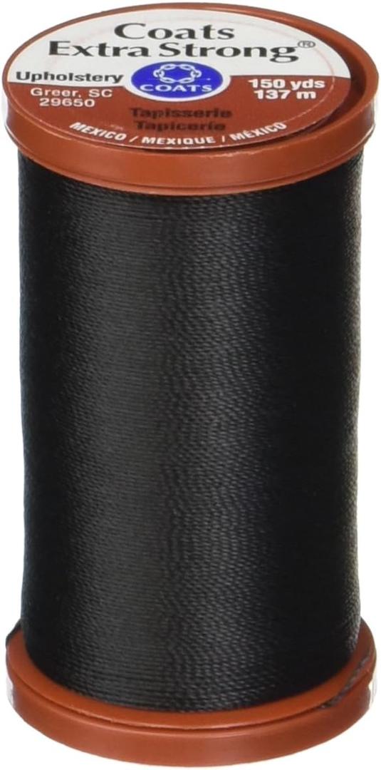 COATS & CLARK Extra Strong Upholstery Thread, 150-Yard, Black (S964-0900)