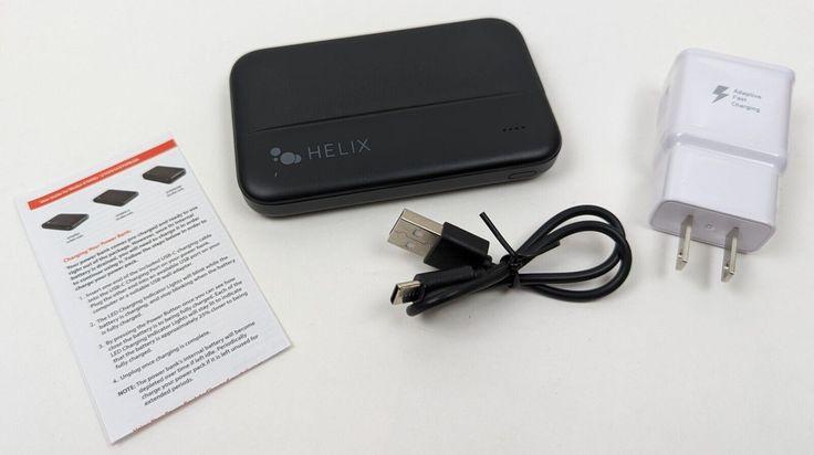 Helix Power Bank Turbovolt+ 5000mAh 3-Port Portable Battery with Charger ETHPB5 816983015852| eBay