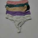 FINETOO Lace Underwear for Women Breathable Sexy Bikini Lightweight Soft Hipster Cheeky Panties 6 Pack
 (Medium)