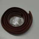 10 FT Floor Cord Cover, Cord Covers for Wires on Floor, Cord Protector, Floor Cable Cover, Hide Extension Cord Covers for Floor, Cable Cavity: 0.47" (W) x 0.29" (H) - Brown