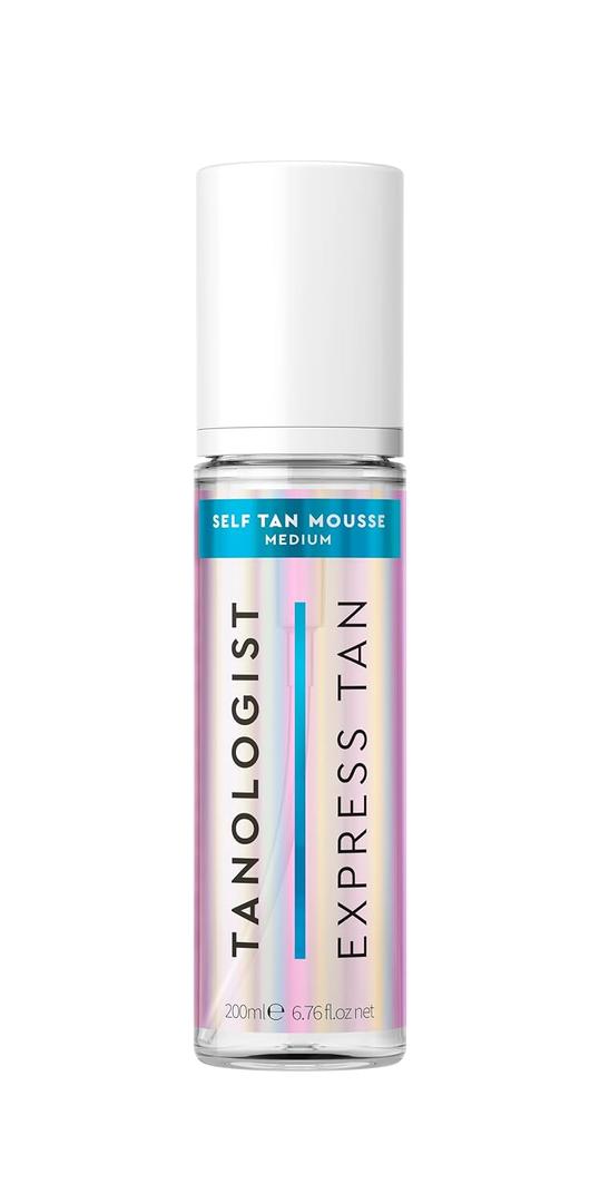 Tanologist Express Medium Self Tan Mousse, 6.76 fl.oz/ 200 ml Bottle (6.76 Fl Oz (Pack of 1))