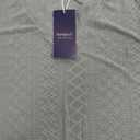 SAMPEEL Women's Eyelet Crossed V Neck Short Sleeve T-Shirt, S