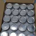 Accguan 4oz Glass Jars With Lids(Silver),Mason Jars,Ideal For Honey,Jam,Wedding Favor,DIY Magnetic Mini Spice Jars For Kitchen,Set of 40