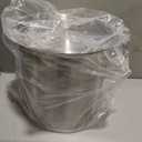 NSF 20 Quart Large Stock Pot with Lid and Basket, 18/8 Stainless Steel, 3-Ply Clad Base, Commercial Cookware for Soup, Stew & Sauce, Dishwasher Safe, 11.8"D x 12.8"W x 11.8"H, Induction Ready