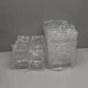 Set of 8 Clear Plastic Storage Bins, 4 Large and 4 Small Stackable Storage Containers for Pantry Organization and Kitchen Storage Bins,Home Edit and Cabinet Organizers