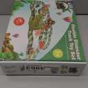 GIAT Dinosaur Track Toys - Best Birthday Gifts for 3 4 5 6 7 Year Old Boys Girls, Dinosaur Race Car Track with Light & Sound, Create A Dinosaur World Road Race