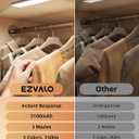 EZVALO 12inch Under Cabinet Lighting, Rechargeable Motion Sensor Light Indoor with 3 Color Temperatures, Dimmable & Magnetic Closet Lights, Wireless Under Counter Lights for Kitchen, Stairs (2 Pack)