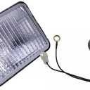 Lamp, Work Light D132681 D132682 Compatible for Case Backhoe Loader 580K 580L 580SL 590 580SK 590SL 590L 570LXT 580SM+ 590SM+