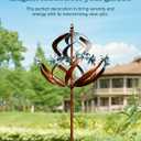 Wind Spinners Outdoor for Yard - Extra Large 86" H Metal Kinetic Yard Art, Wind Sculpture Spinner Garden Decor, Catches Every Breeze & Weather Resistant