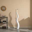 Uniquewise 51" Tall Animal Horn Shape Floor Vase: Elegant Ceramic White Accent for Entryway, Dining, or Living Room Decor - Distinctive Antler Design, Adding Nature-Inspired Charm to Your Home